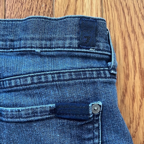 7 For All Mankind Lexie Bootcut Jeans Denim 27 Medium Wash Casual Flare Blue - Picture 8 of 8